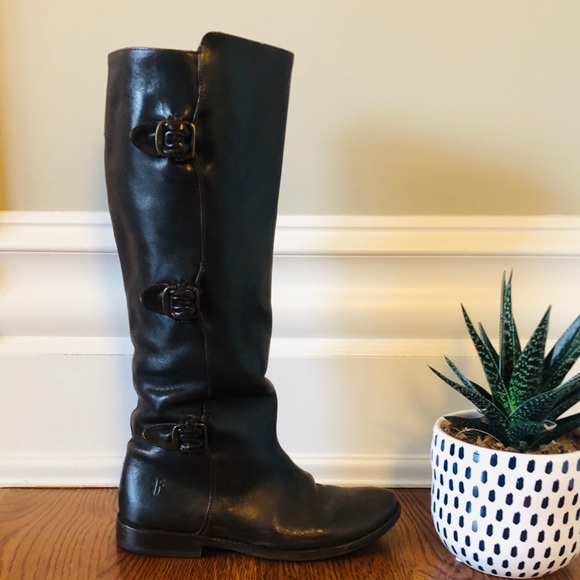 [SOLD] Frye Tall Brown Boots - Picture 1 of 8